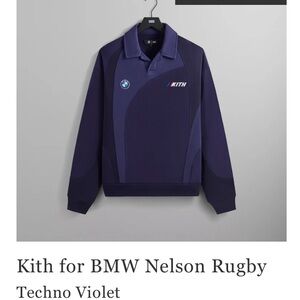 Kith for BMW Nelson Rugby Shirt - Techno Violet